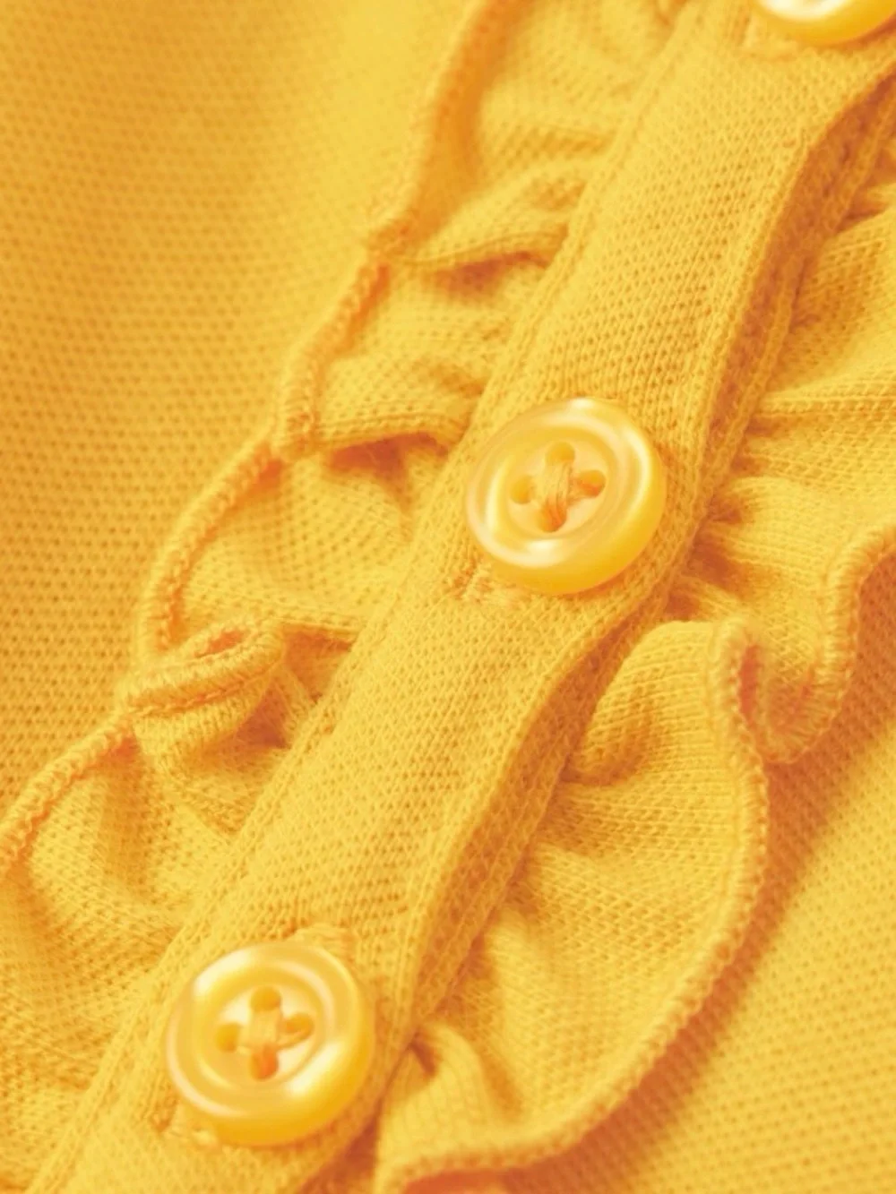Gymboree Yellow Ruffle Polo Shirt - Kids